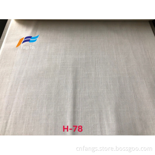 Durchscheinender dicker glatter Leinen-Voile-Fenstervorhang-Stoff